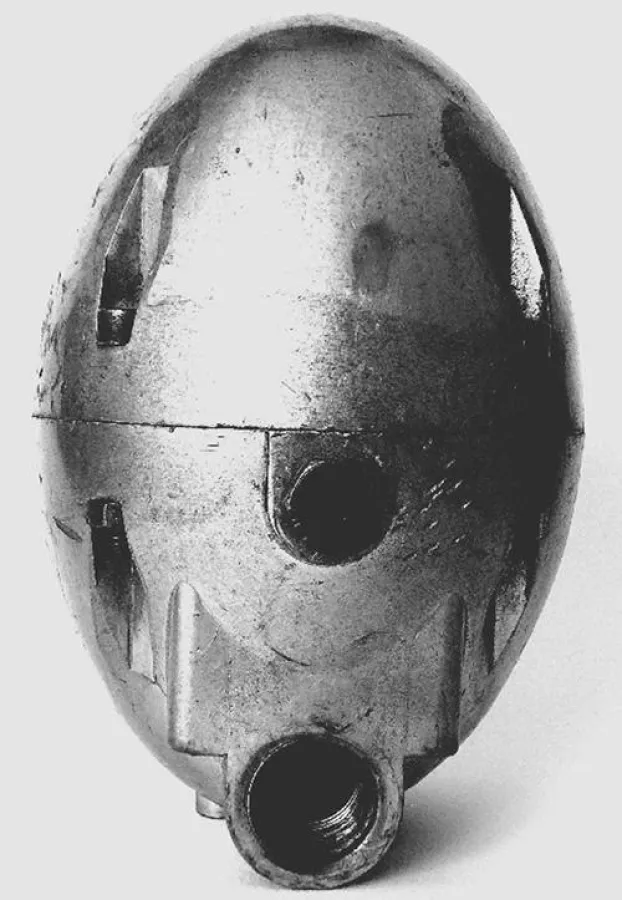 Hildegard Rost, Ei, 16 x 10 x 12 cm