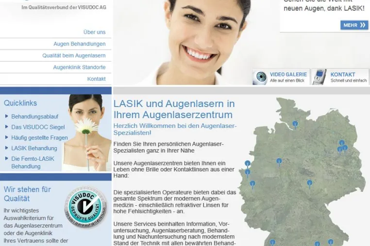 Bild: AugenLaserZentren - Augenkliniken für Lasik und Augenlasern