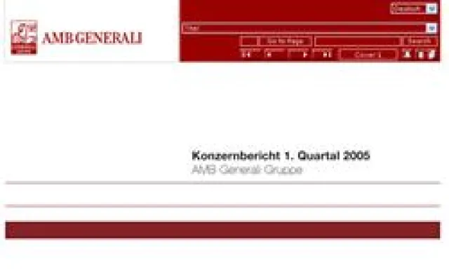 Bild: NetFederation realisiert Bericht der AMB Generali Gruppe für das erste Quartal als PDF-Cockpit