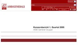 Bild: NetFederation realisiert Bericht der AMB Generali Gruppe für das erste Quartal als PDF-Cockpit