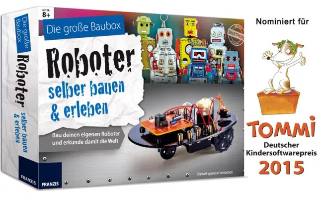 Bild: Franzis Elektronik Lernbaukasten nominiert für Tommi – Deutscher Kindersoftwarepreis 2015