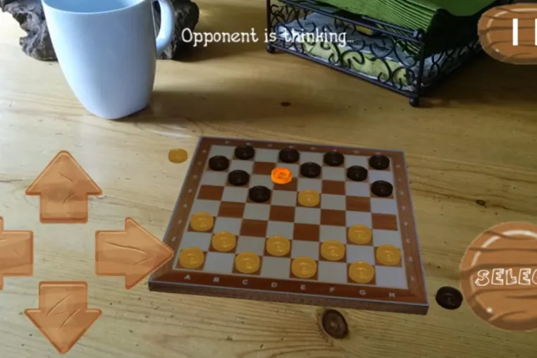 Bild: CheckARs: Das neueste Augmented- Reality-Erlebnis erweckt das Brettspiel Dame zu neuem Leben