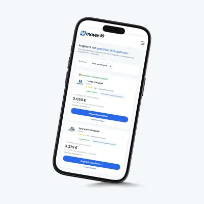 Preise sehen statt Angebote abwarten: mover24 digitalisiert den Umzugsvergleich Bild: Preise sehen statt Angebote abwarten: mover24 digitalisiert den Umzugsvergleich
