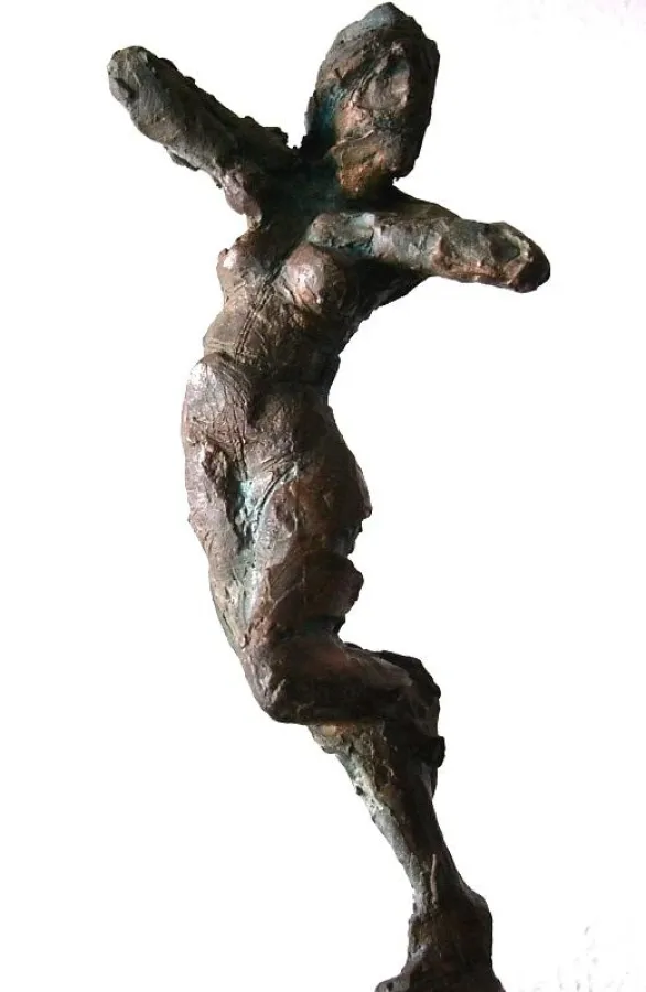 Bronzeplastik von Norbert Marten - Aus sich heraus - 2006, H 25 cm, Auflage 36, Subskriptionspreis EURO 225,-