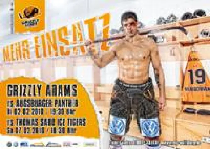 Bild: „Mehr Einsatz“ - Imagekampagne der Grizzly Adams in Wolfsburg