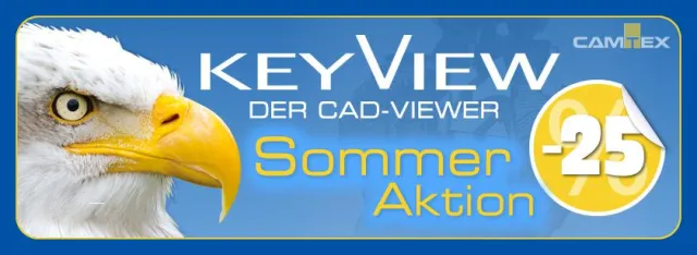 Bild: Top-Angebot zur KeyView Sommeraktion: CAD-Viewer 25% reduziert