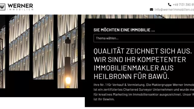 Bild: Werner Immobilien: Ihr vertrauenswürdiger Immobilienmakler in Heilbronn und Umgebung
