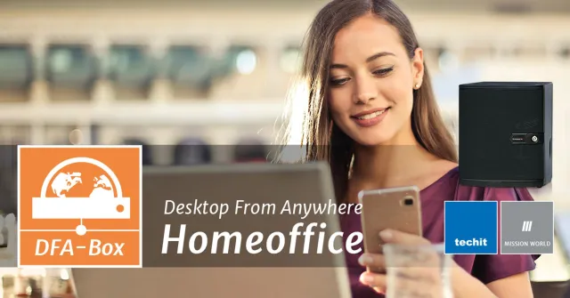 Bild: techit GmbH: „DFA-Box“ für Homeoffice-Lösung in der Corona-Krise