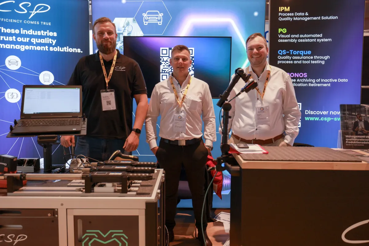 CSP-Team auf der Schraubtec Dresden