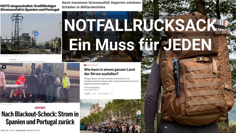 Bild: Blackout: Notfallrucksack als unverzichtbarer Begleiter