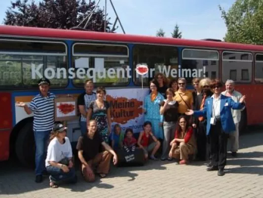 Bild: Mit Gurkophon & Paprikatröte auf der zweiten „Meine Kultur-Traumtour“ in den Norden Thüringens