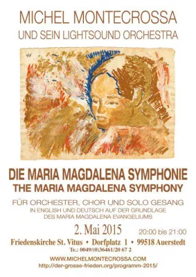 Bild: Michel Montecrossa bei dem Friedensevent ‘Der Große Frieden’ in Auerstedt mit Konzert, Vortrag und Workshop