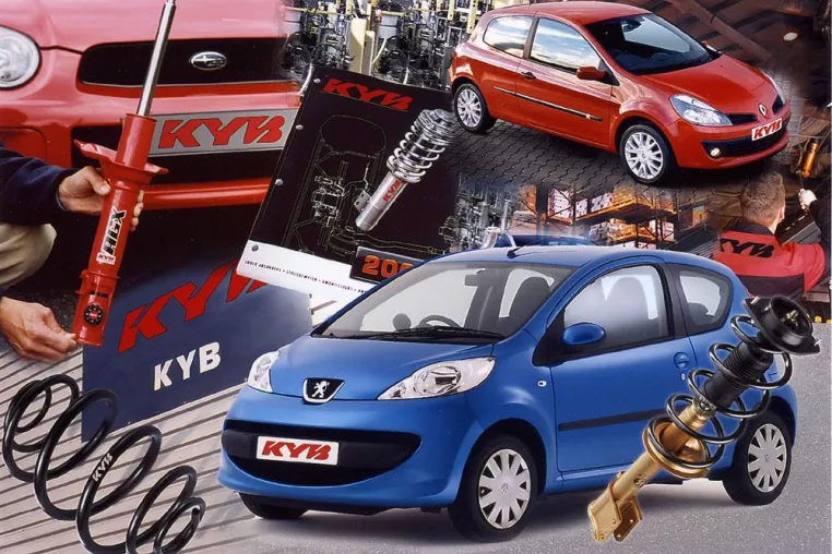 Bild: Komplette Stoßdämpfer- und Federnprogramme in Top-Qualität unter dem neuen Markennamen KYB - Automechanika Halle 2 Stand C75