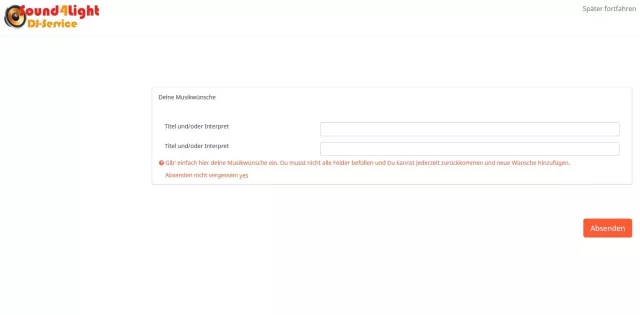 Bild: Ab sofort: Online-Musikwünsche bei DJ München - Sound4Light - Hochzeit, Geburtstag, Events