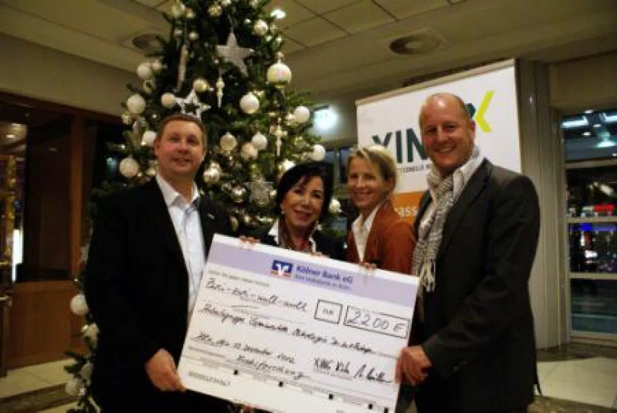 Auf dem Foto von links: Martin Müller, Brigitte Christoph, Ellen Kamrad und Michael Rath