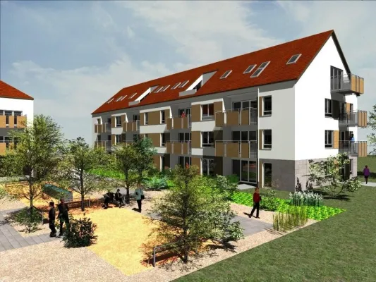 Bild: Seniorendomizil „Blumenhof Trudering“: Beginn der Rohbauarbeiten bei hohem Vertriebsstand