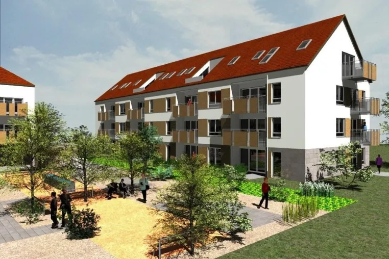 Bild: Seniorendomizil „Blumenhof Trudering“: Beginn der Rohbauarbeiten bei hohem Vertriebsstand