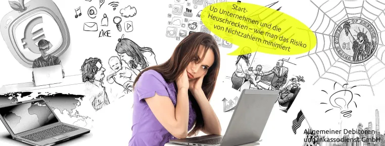 Bild: Start-Up Unternehmen und die Heuschrecken – wie man das Risiko von Nichtzahlern minimiert