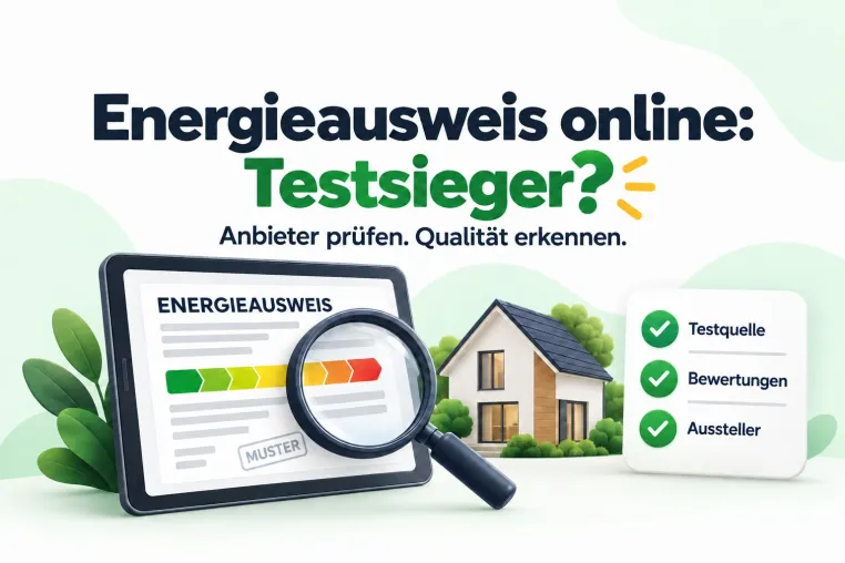 Bild: Energieausweis online Testsieger: Worauf Sie achten sollten