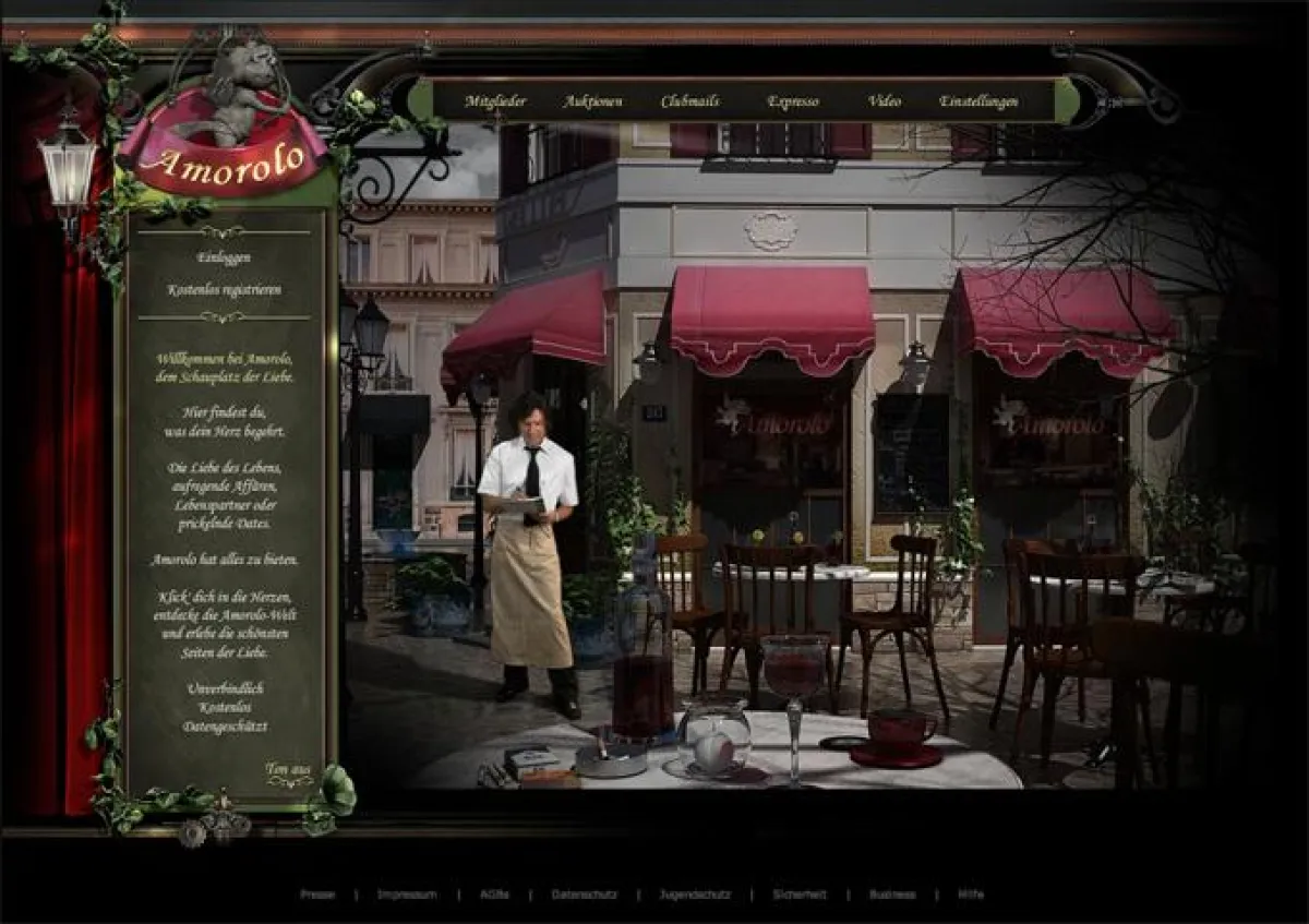 Startseite von Amorolo.de