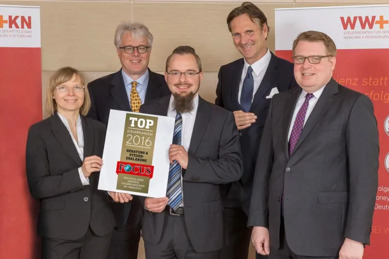 Magazin FOCUS: Steuerkanzlei WW+KN weiter top Bild: Magazin FOCUS: Steuerkanzlei WW+KN weiter top