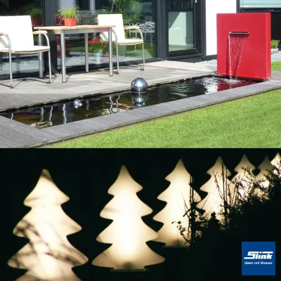 Bild: Neuer Gartenbrunnen-Shop der Firma Slink online - für kurze Zeit vom kostenlosen Versand profitieren