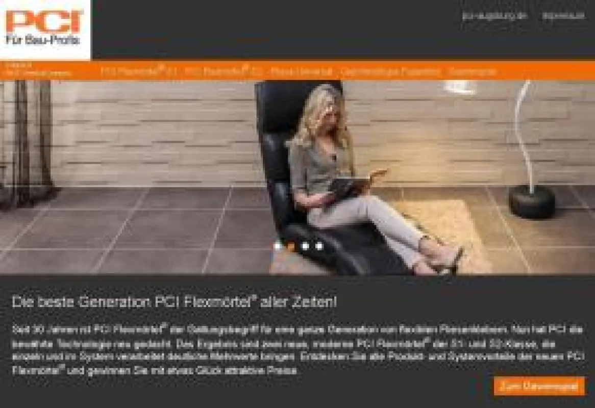 Neue Microsite der PCI Augsburg GmbH
