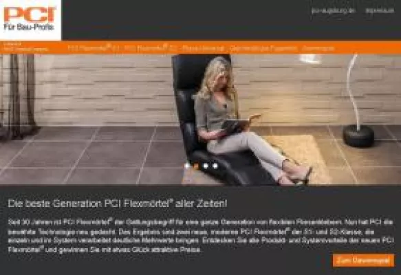 Bild: PCI informiert über die Neuheiten 2014 auf einer eigenen Kampagnen-Website