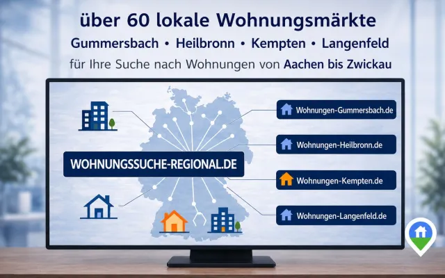Bild: Wohnen im Suchradius rund um Gummersbach – Übergänge und Pendeldistanzen neu gedacht