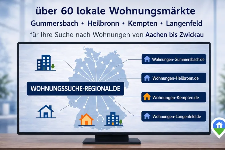 Bild: Wohnen im Suchradius rund um Gummersbach – Übergänge und Pendeldistanzen neu gedacht