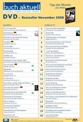 Buchhandel erhält eigene DVD-Bestsellerliste Bild: Buchhandel erhält eigene DVD-Bestsellerliste