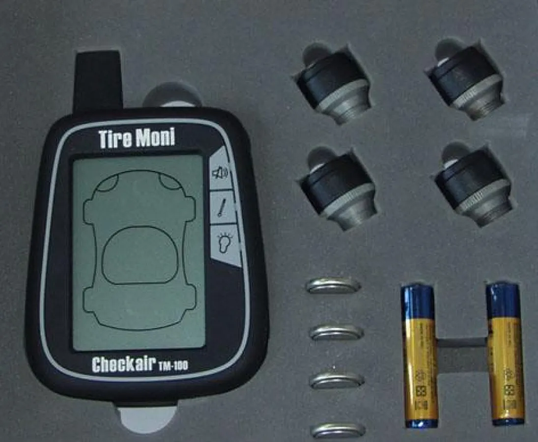 Statt der Ventilkappen Sensoren aufschrauben