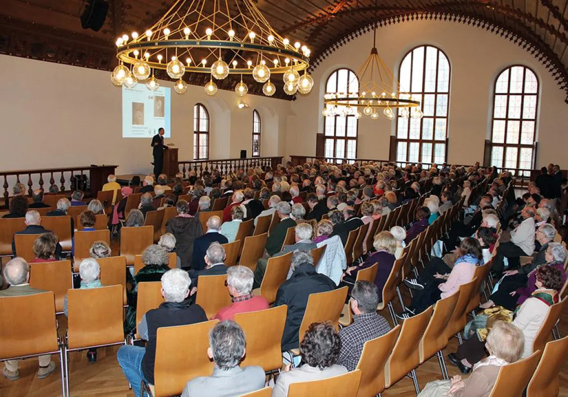 Vortrag W. Luber Hörgeräte Seifert, Festsaal Altes Rathaus München