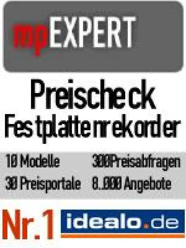 Testsieger: günstigster Preis für Festplattenrekorder über Idealo.de finden