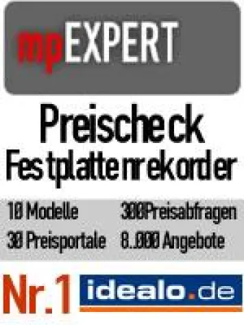 mpEXPERT.com Preischeck: Den besten Preis für Top10 Festplattenrekorder. Bild: mpEXPERT.com Preischeck: Den besten Preis für Top10 Festplattenrekorder.