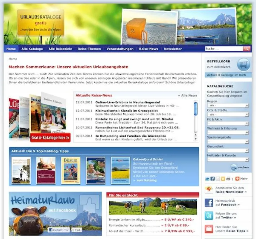 Urlaubskataloge-gratis.de
