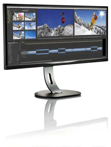 Bild: Kreativität auf 86 cm Diagonale: das neue 21:9 Philips Panorama QHD- Display