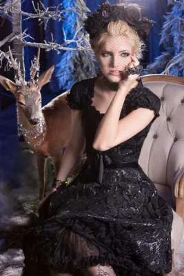 Bild: Maroni Dirndl bei den Winterträumen auf Schloss Faber Castell in Stein bei Nürnberg