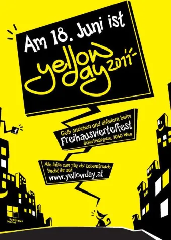 Bild: YELLOWDAY 2011 - Am 18. Juni ist Schluss mit dem fad’n G’sicht