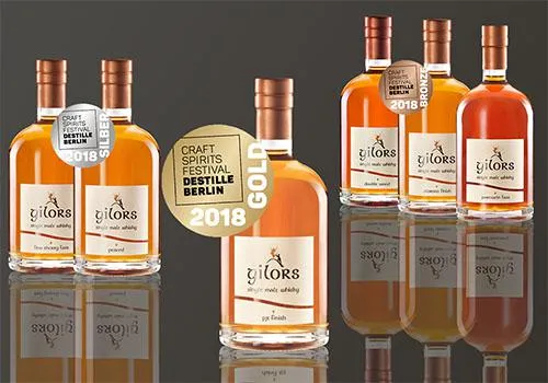 Bild: Hessischer Whisky Gilors gewinnt Kategorie Whisky auf der DESTILLE BERLIN 2018