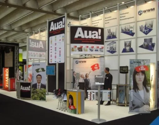 Bild: WWM präsentiert neben mobilen Messeständen erstmals Pappdisplays auf der marketing+services 2009