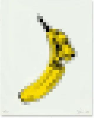 Bild: Der „Bananensprayer“ und der Lions Club Ratinger Tor bringen erste Lions-Kunst-Edition auf den Markt