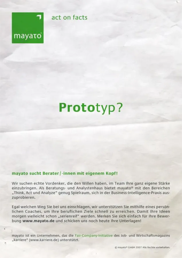 Rekruitingkampagne: Eigene Talente wie \