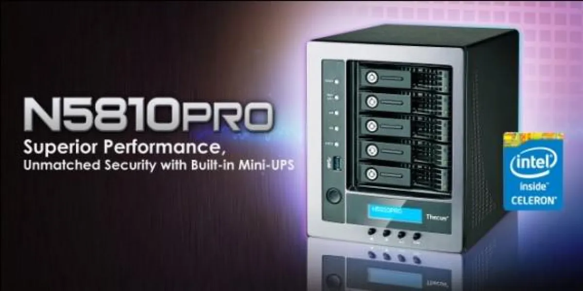 Das Thecus N5810PRO mit eingebauter Mini-USV