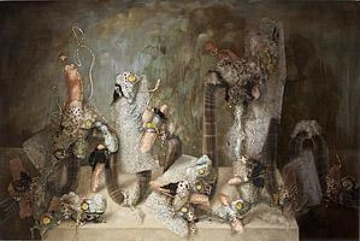GL Brierley, Ictus, 180 x 120 cm, 2015, oil on aluminium