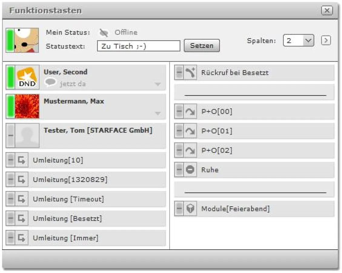 STARFACE Telefonanlagen unterstützen jetzt umfassende Presence Management-Features