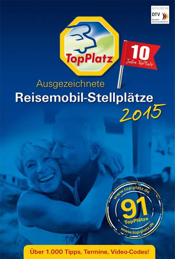 Jetzt zu haben: der neue Stellplatzführer von TopPlatzFoto: www.f1online.de, Kollektion Diamond Topa