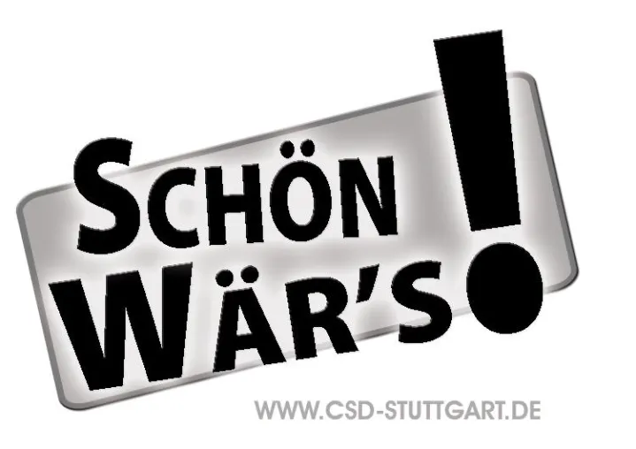 Bild: CSD Stuttgart 2010 unter dem Motto „schön wär’s“