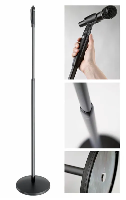 Das neu entwickelte Einhand-Mikrofonstativ »Elegance« 26200