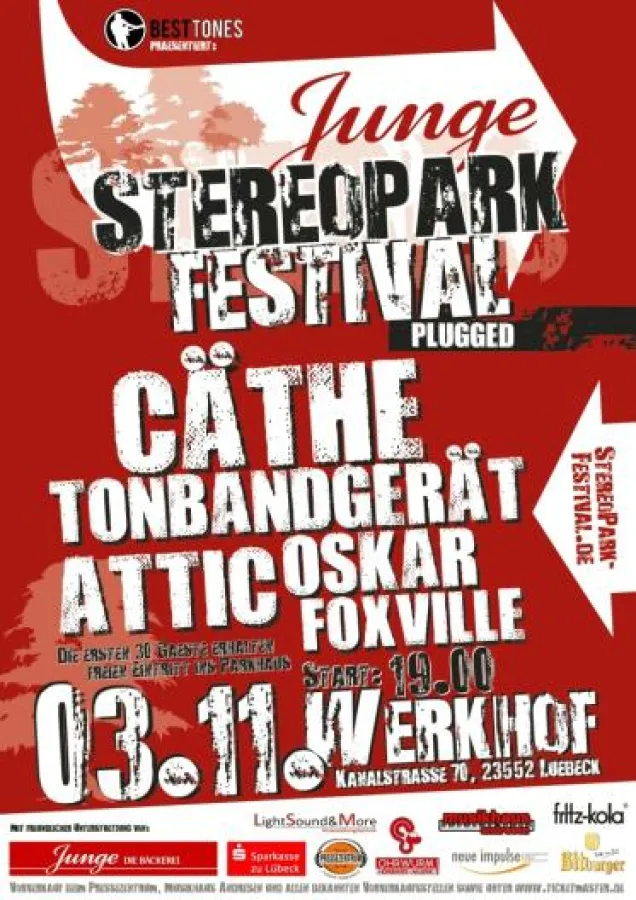 Junge Stereopark Festival PLUGGED / Festivalplakat